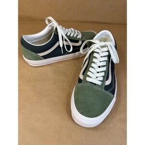 Vans Old Skool 'Tri-Tone Green' Skate Shoes (Style VN000CR5CX1) Men's Size 10